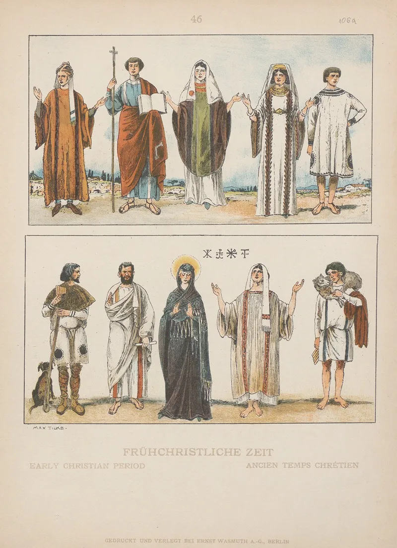 Early Christian Period Wall Art by Adolf Rosenberg - High-Resolution Digital Print