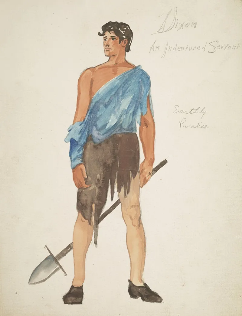 Earthly Paradise Dixon An Indentured Servant Wall Art by John Glidden - High-Resolution Digital Print
