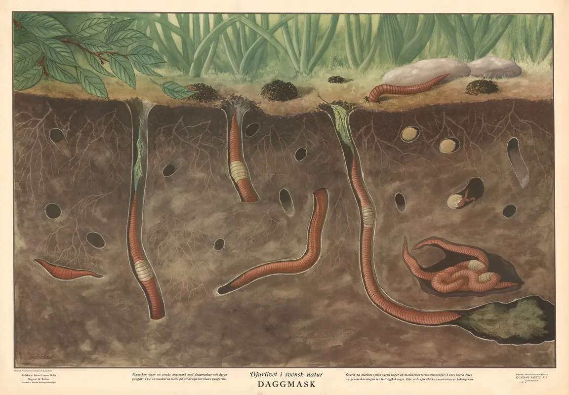 Earthworm 2 Wall Art by Max Richter - High-Resolution Digital Print