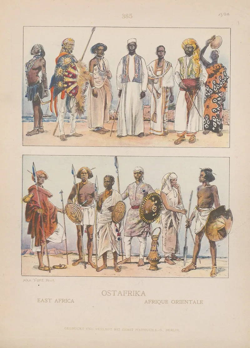 East Africa Wall Art by Adolf Rosenberg - High-Resolution Digital Print