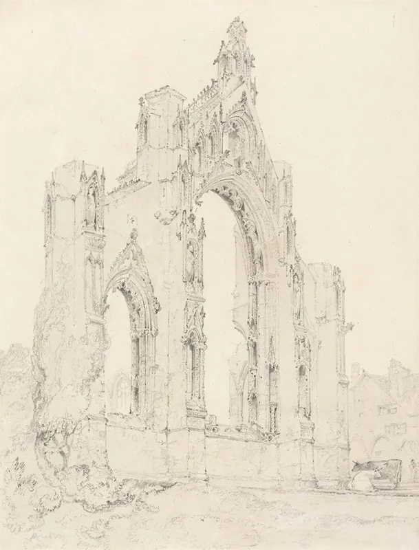 East End Of Howden Church Yorkshire Wall Art by John Sell Cotman - High-Resolution Digital Print