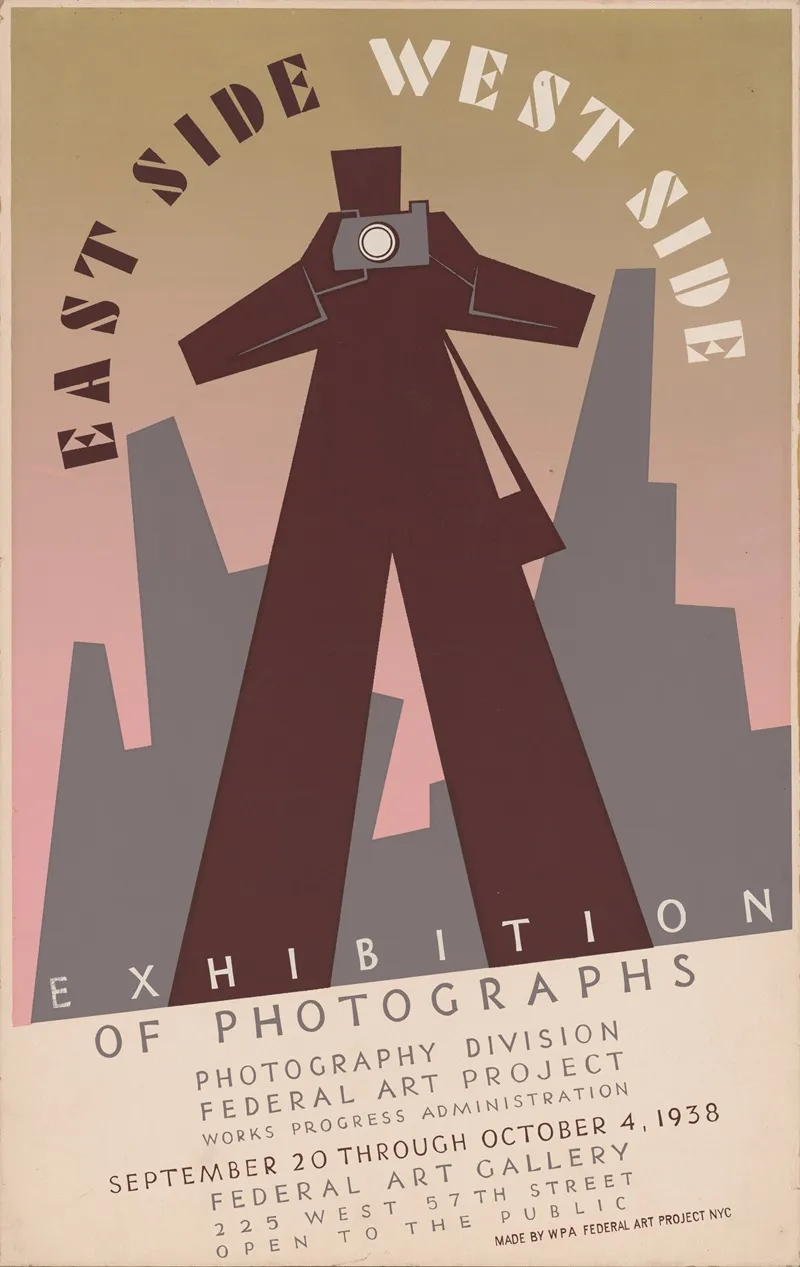 East Side West Side Exhibition Of Photographs 2 Wall Art by Anthony Velonis - High-Resolution Digital Print