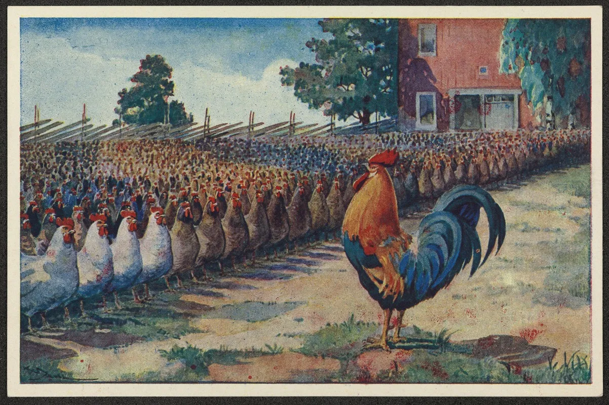 Easter Card 15 Wall Art by Karl Dahl - High-Resolution Digital Print