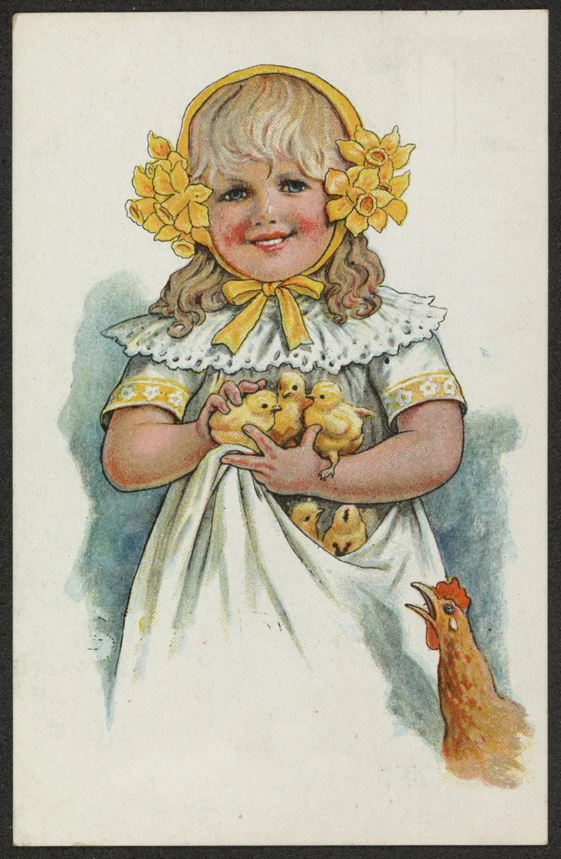 Easter Card 21 Wall Art by Jenny Nyström - High-Resolution Digital Print