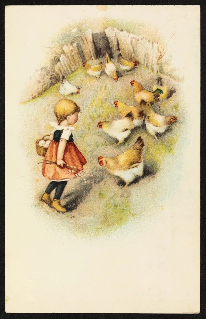 Easter Card 30 Wall Art by Berlin-Neuroder Kunstanstalten - High-Resolution Digital Print