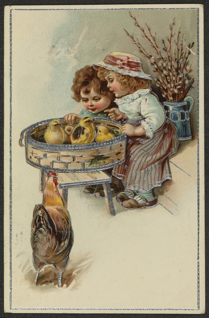 Easter Card 4 Wall Art by E. A. Schwerdtfeger - High-Resolution Digital Print