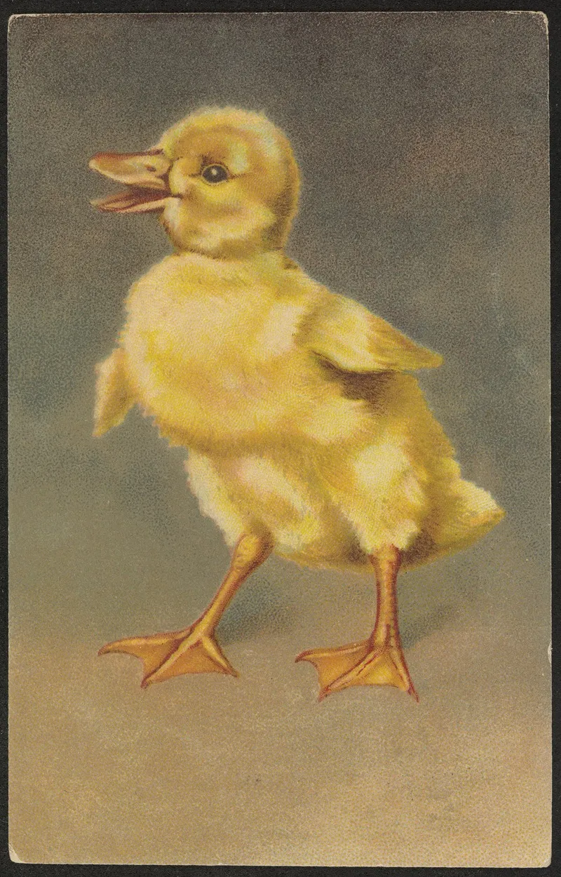 Easter Card 6 Wall Art by Wenau-Pastell-Postkarte - High-Resolution Digital Print