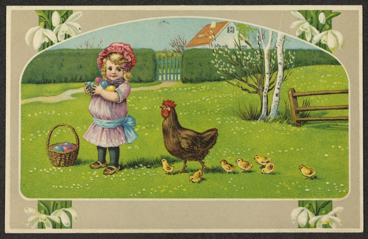 Easter Card 8 Wall Art by Selmar Bayer - High-Resolution Digital Print