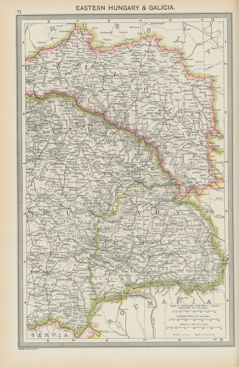 Eastern Hungary And Galicia