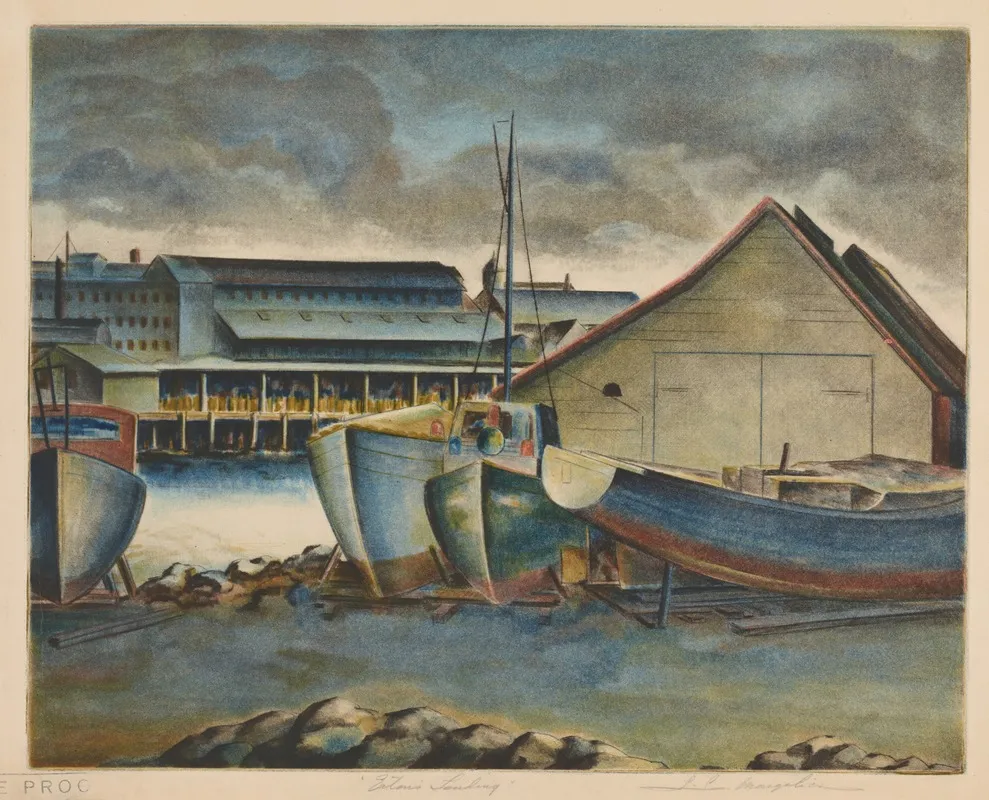 Eatons Landing Wall Art by Samuel L. Margolies - High-Resolution Digital Print