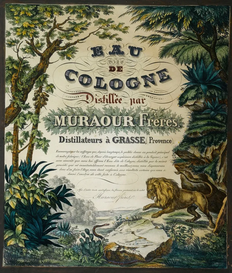 Eau De Cologne Distillee Par Muraour Freres Distillateurs A Grasse Provence Wall Art by Ulysse Mathey - High-Resolution Digital Print
