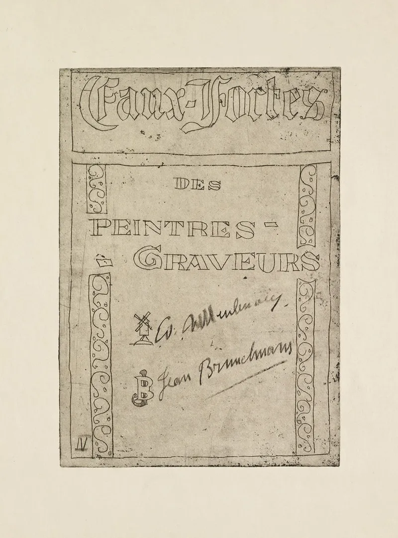 Eaux Fortes Des Peintres Graveurs