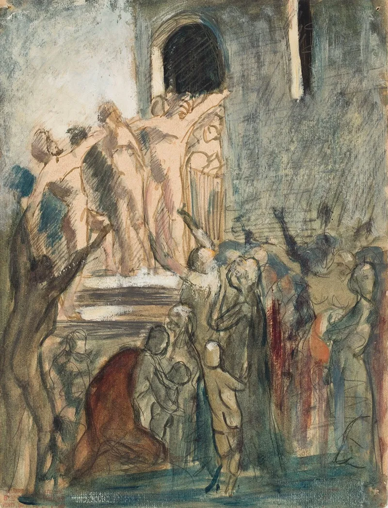 Ecce Homo 72 Wall Art by Eugène Laermans - High-Resolution Digital Print