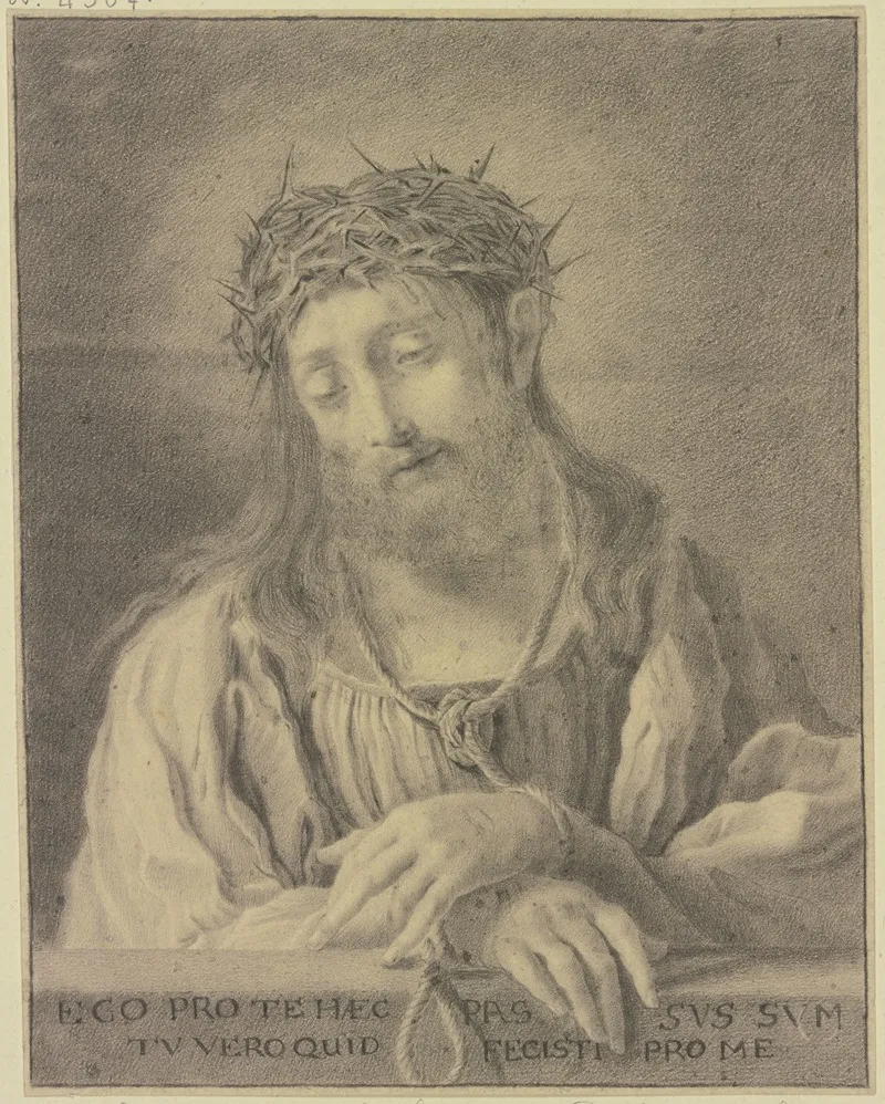 Ecce Homo Brustbild Ego Pro Te Pro Me Wall Art by Jan Frederik Schierecke - High-Resolution Digital Print
