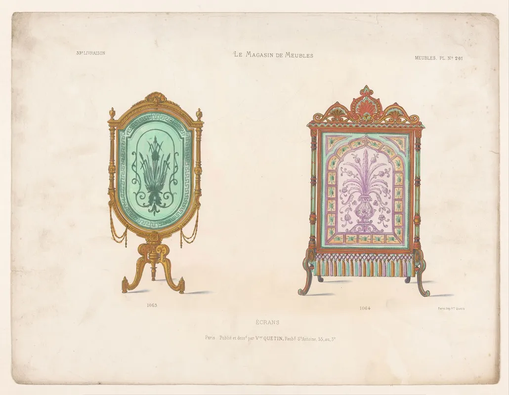 Ecrans Wall Art by Victor Léon Michel Quétin - High-Resolution Digital Print