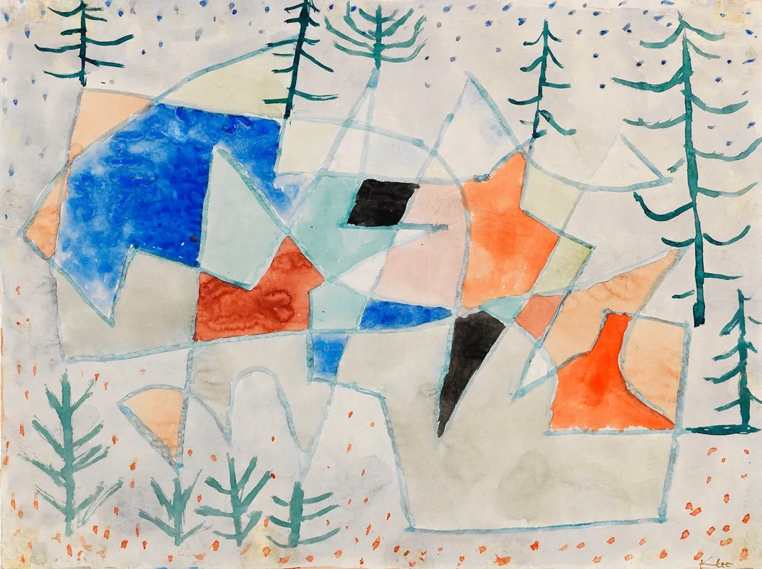 Edelklippe Wall Art by Paul Klee - High-Resolution Digital Print