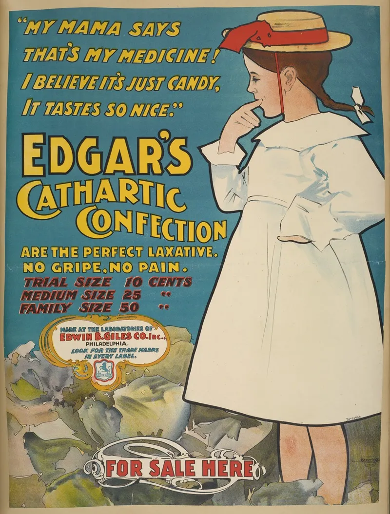 Edgars Cathartic Confection Wall Art by Anonymous - High-Resolution Digital Print