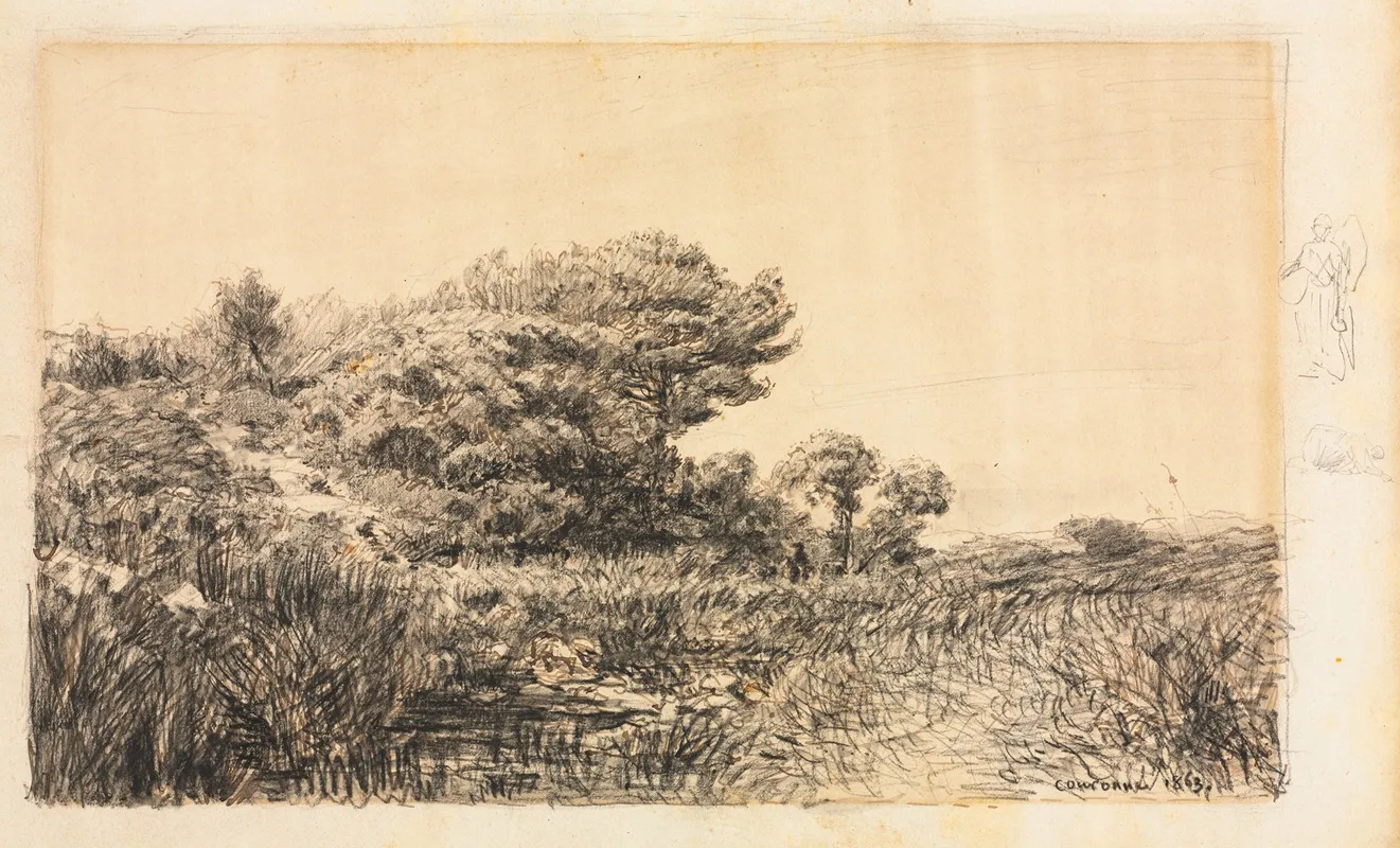 Edge Of Marsh At Couronne