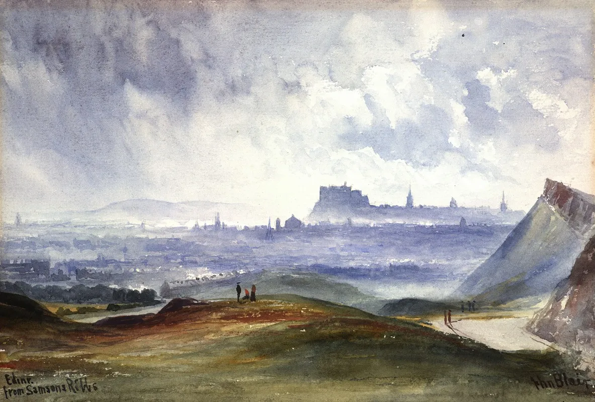 Edinburgh From Samsons Ribbs