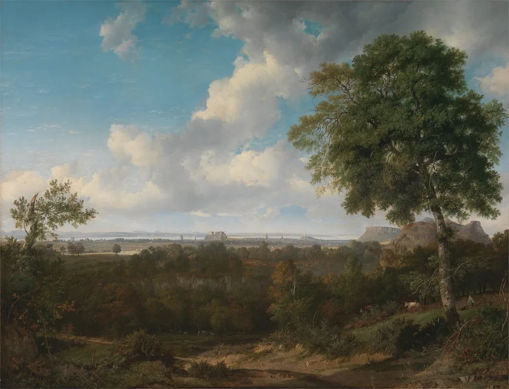 Edinburgh From The Braids Wall Art by Patrick Nasmyth - High-Resolution Digital Print