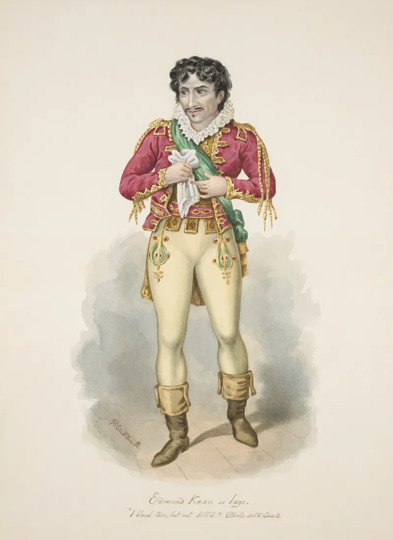 Edmund Kean As Iago Wall Art by Victor Moblard - High-Resolution Digital Print