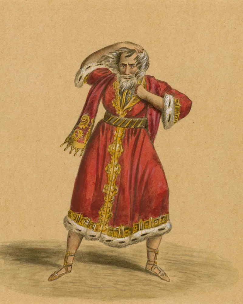 Edmund Keane As King Lear Wall Art by Augustus Toedteberg - High-Resolution Digital Print