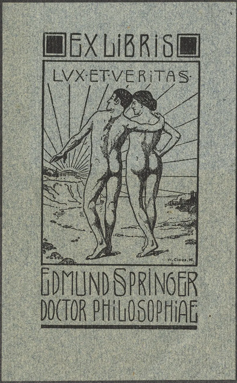 Edmund Spinger Wall Art by W. Claus - High-Resolution Digital Print