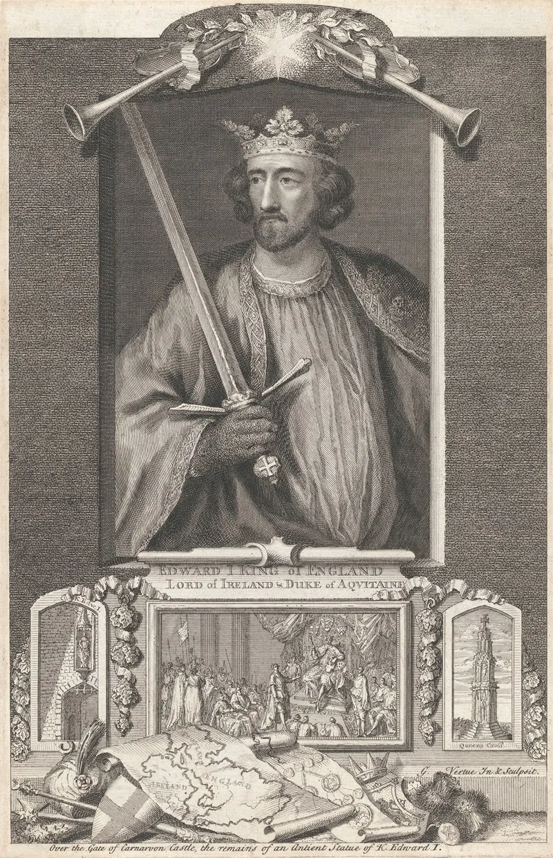 Edward I King Of England Lord Of Ireland And Duke Of Aquitaine