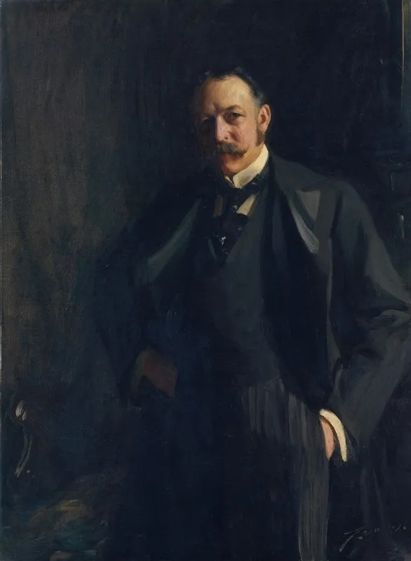 Edward R Bacon 1846 1915 Wall Art by Anders Zorn - High-Resolution Digital Print