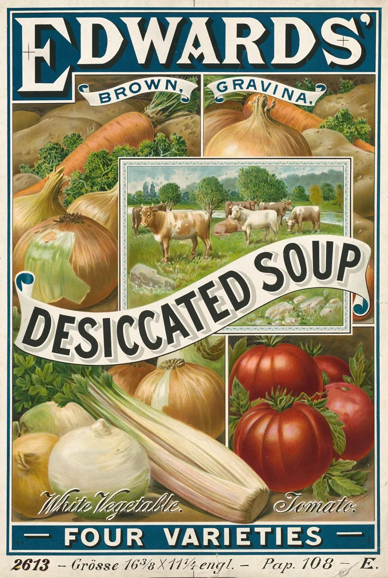 Edwards Brown Gravina Desiccated Soup Wall Art by Anonymous - High-Resolution Digital Print