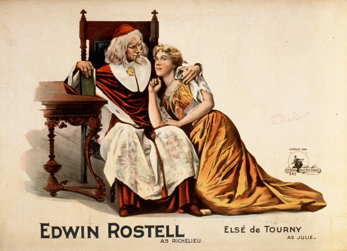 Edwin Rostell As Richelieu Else Tourny As Julie