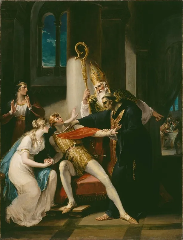 Edwy And Elgiva A Scene From Saxon History
