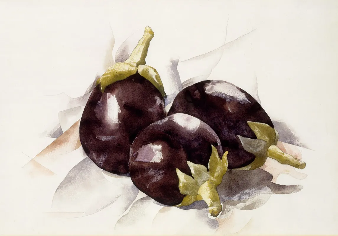 Eggplants Wall Art by Charles Demuth - High-Resolution Digital Print