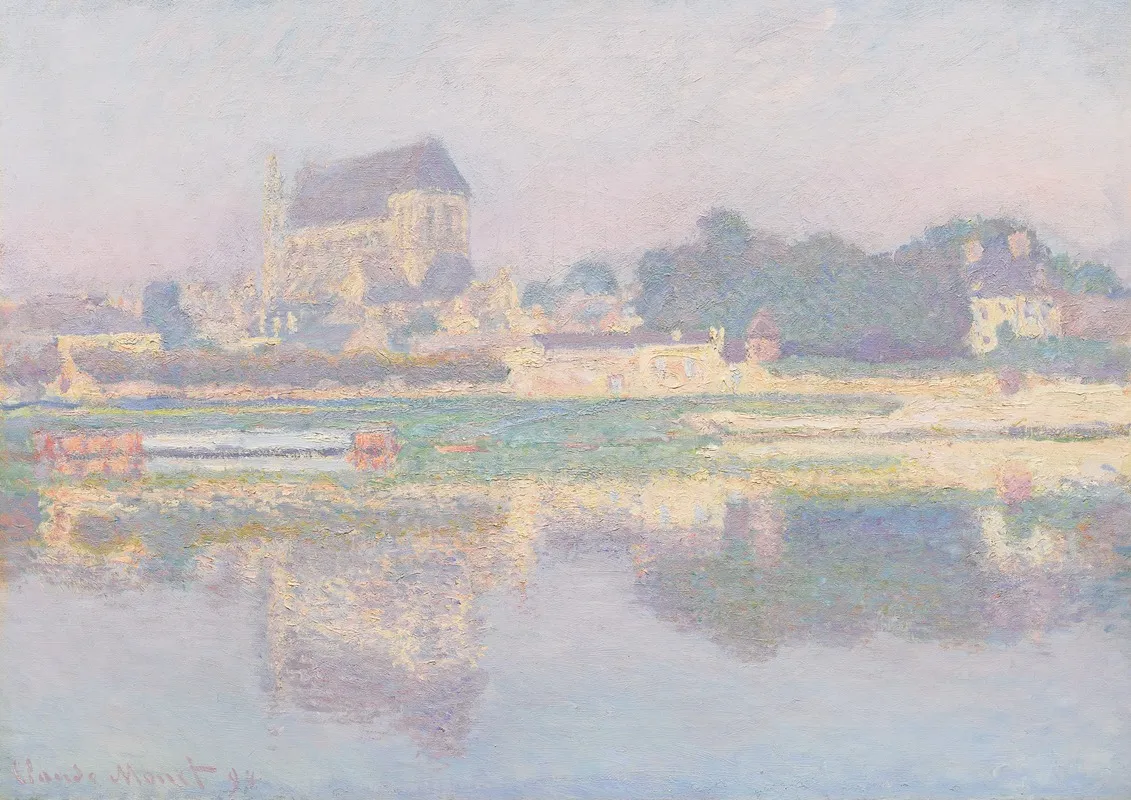 Eglise De Vernon Soleil Wall Art by Claude Monet - High-Resolution Digital Print
