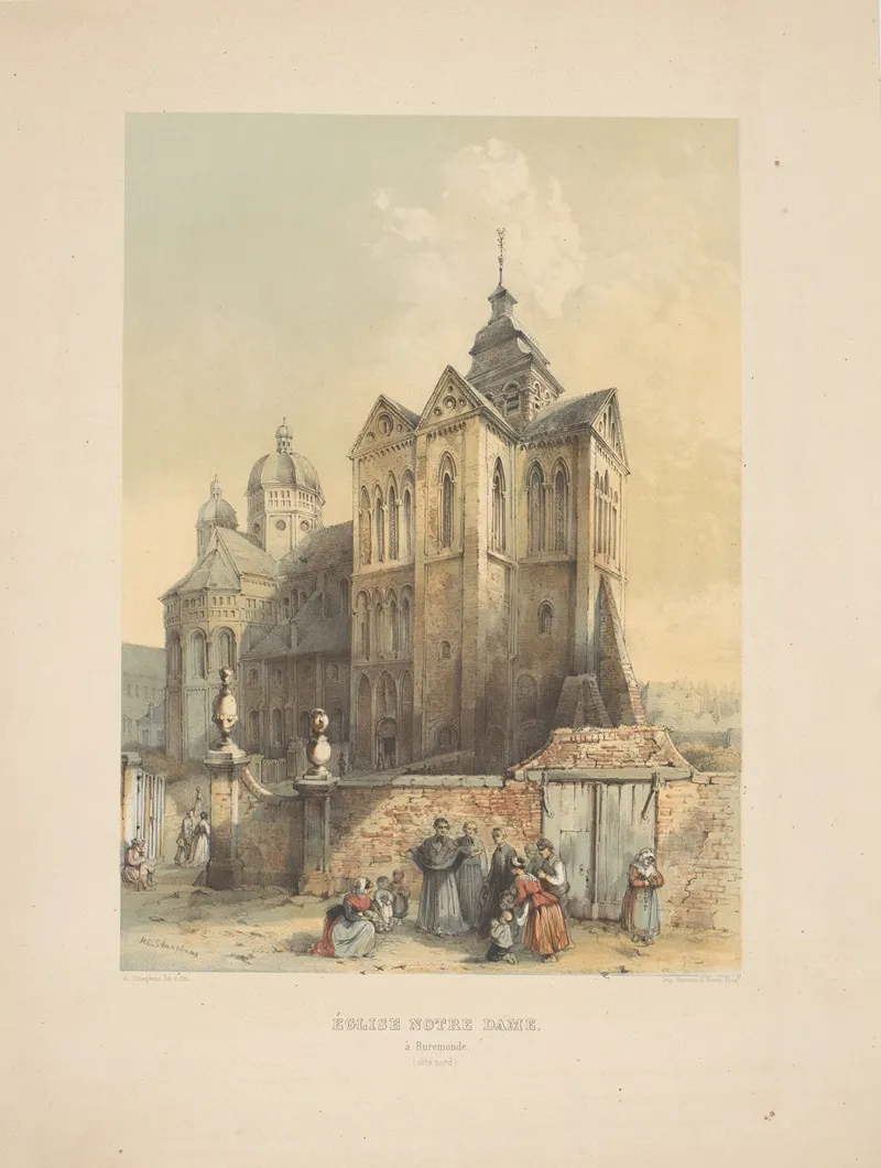 Eglise Notre Dame A Ruremonde Cote Nord