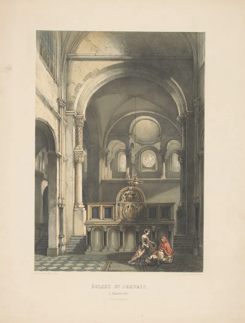 Eglise St Servais A Maestricht Cote Occidental