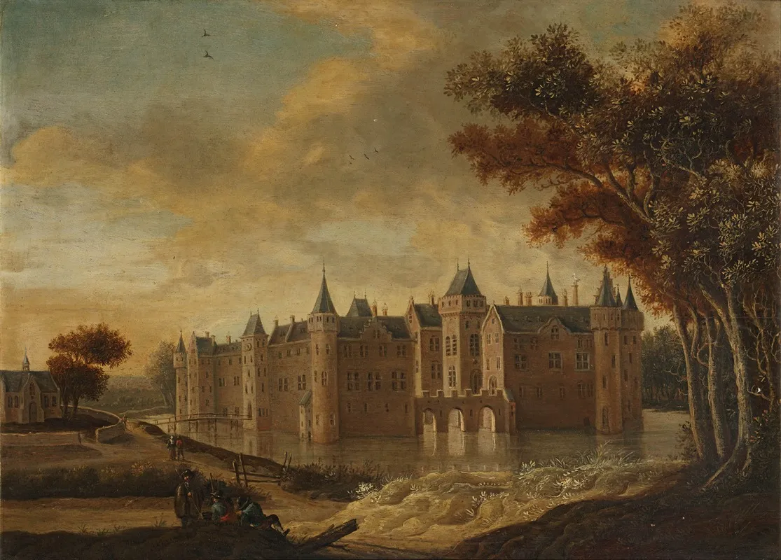 Egmond Castle 2 Wall Art by Jan Jacobsz. van der Croos - High-Resolution Digital Print