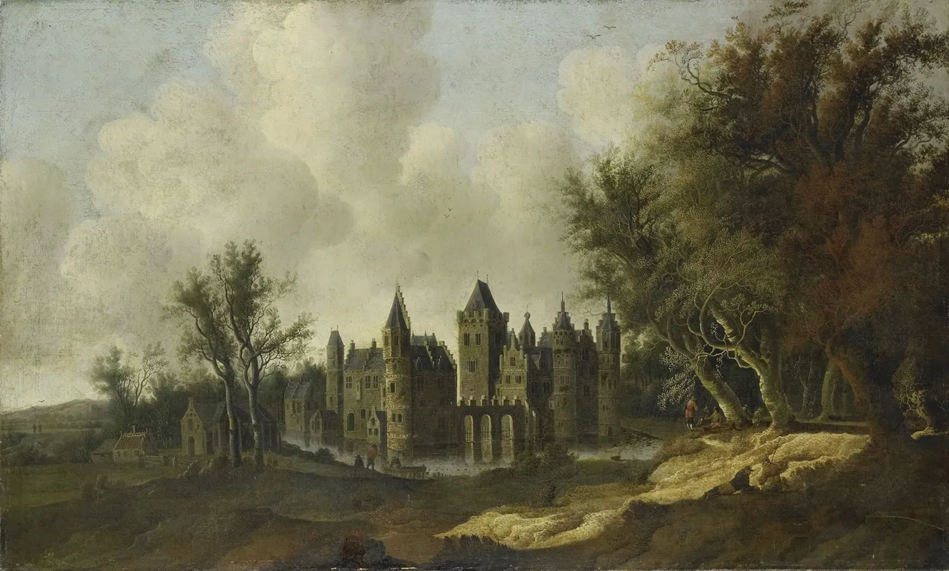 Egmond Castle Wall Art by G.W. Berckhout - High-Resolution Digital Print