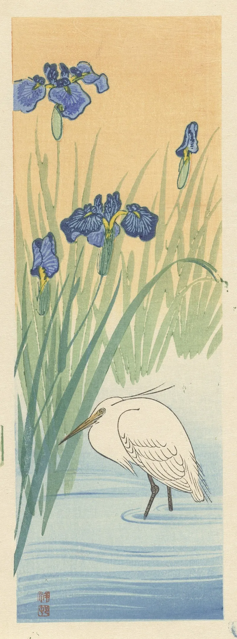 Egret 2 Wall Art by Ohara Koson - High-Resolution Digital Print