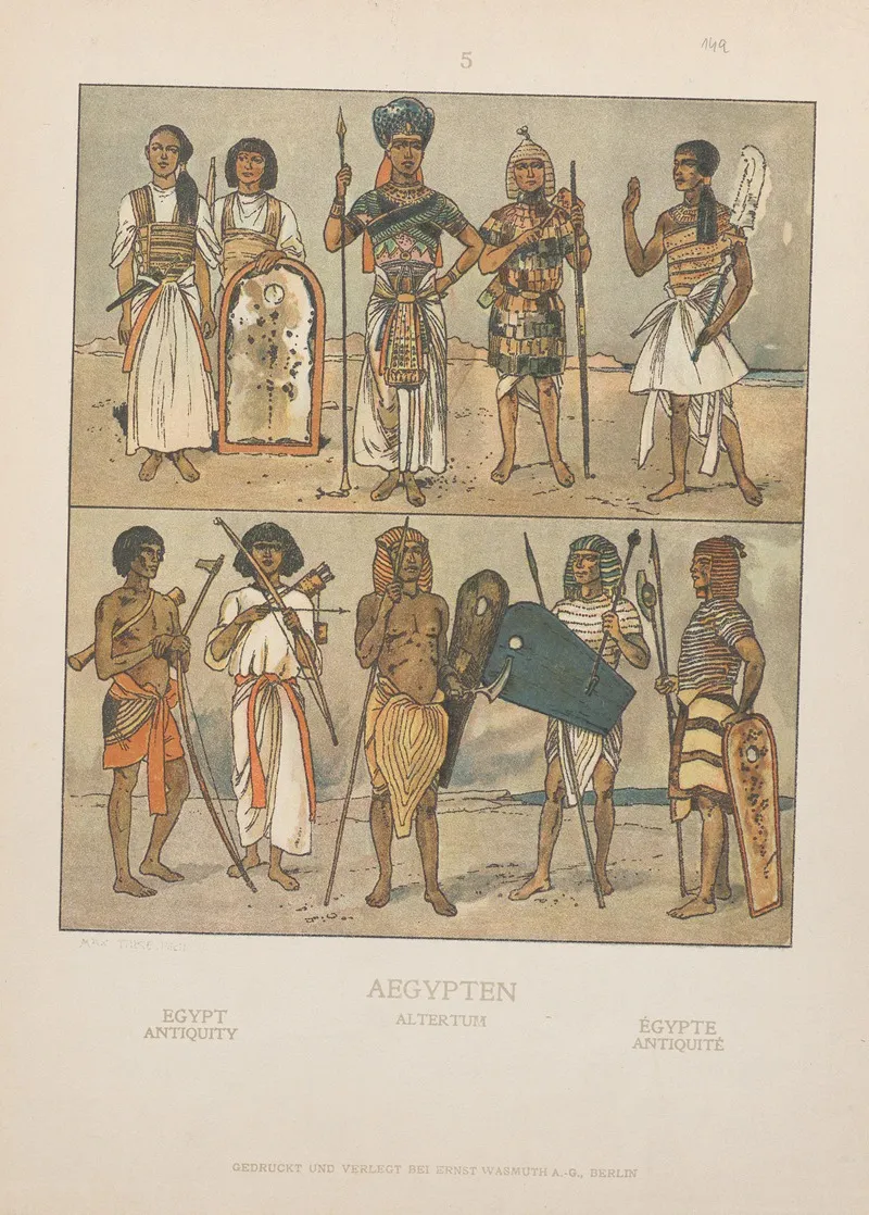 Egypt Antiquity 3 Wall Art by Adolf Rosenberg - High-Resolution Digital Print