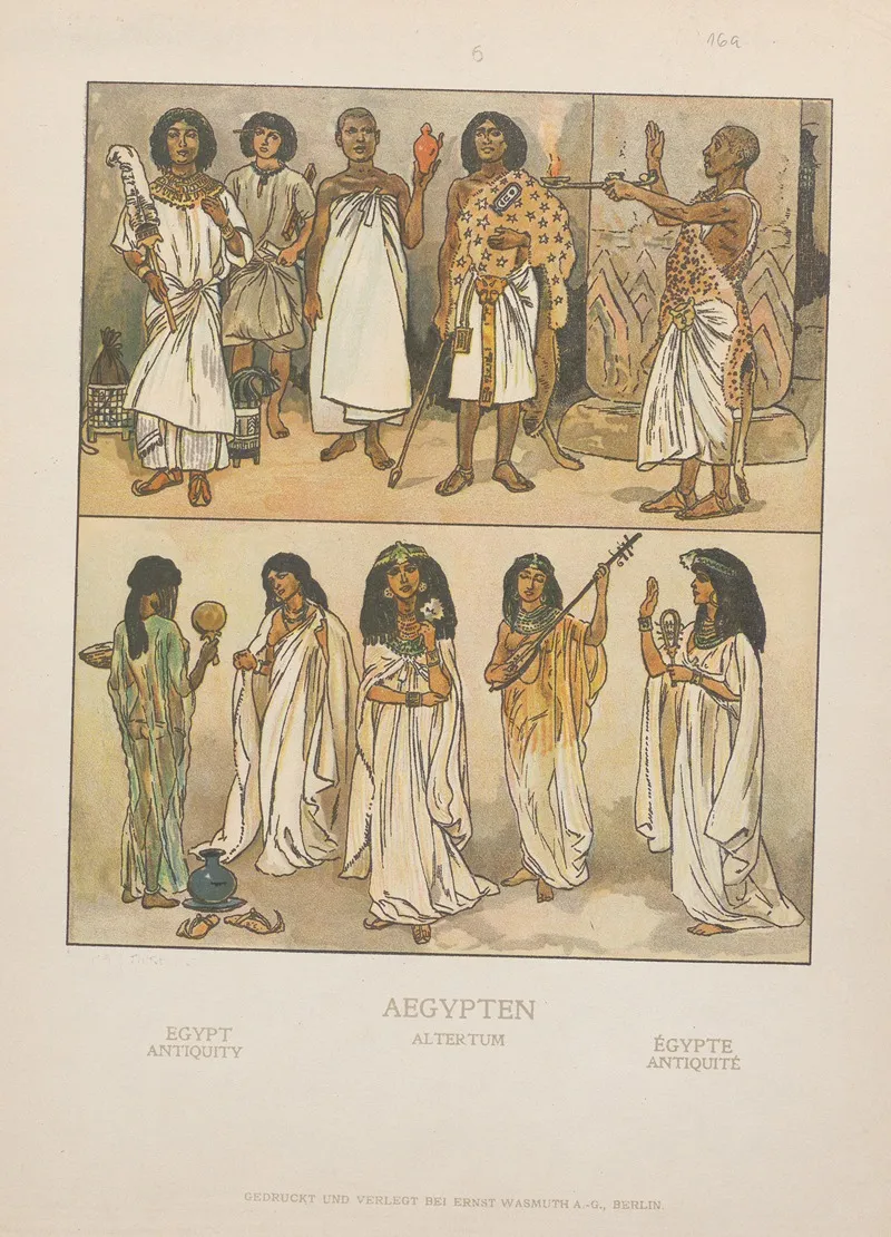 Egypt Antiquity 4 Wall Art by Adolf Rosenberg - High-Resolution Digital Print