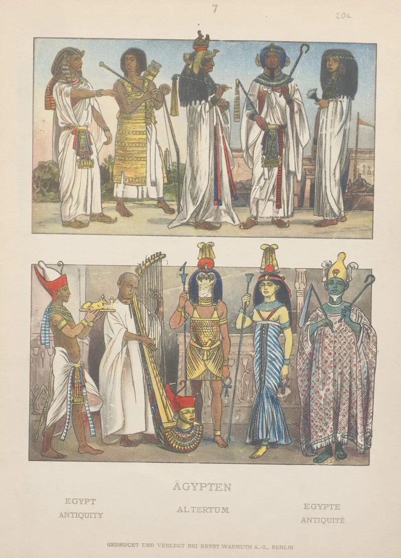 Egypt Antiquity 5 Wall Art by Adolf Rosenberg - High-Resolution Digital Print