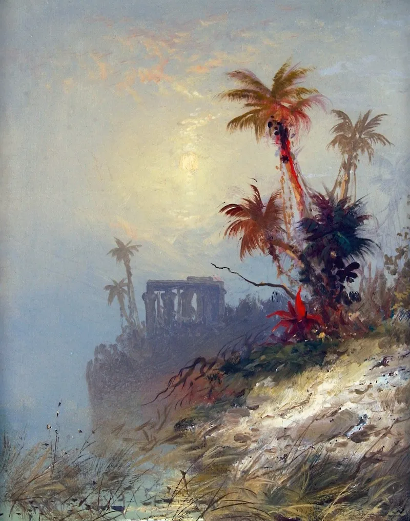 Egyptian Landscape Wall Art by Charles Morgan McIlhenney - High-Resolution Digital Print