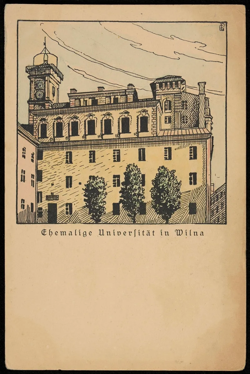 Ehemalige Universitat In Wilna Wall Art by Gerd Paul - High-Resolution Digital Print