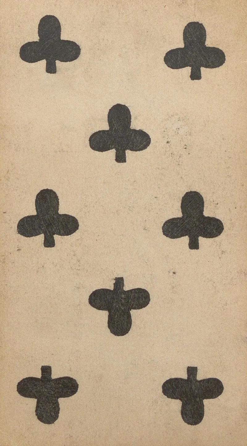 Eight Of Clubs Wall Art by Carl Holdhaus - High-Resolution Digital Print