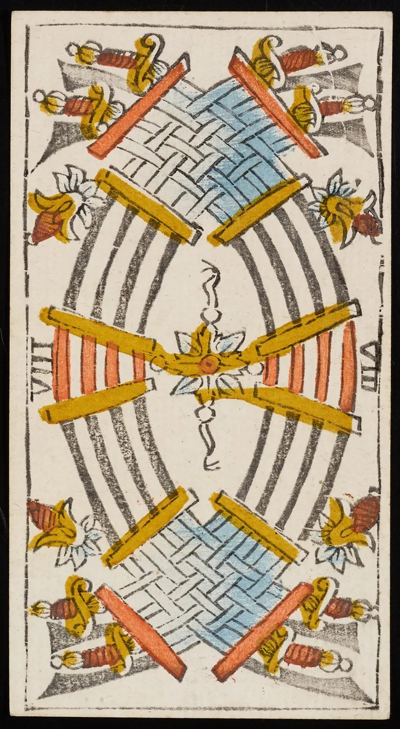 Eight Of Swords Wall Art by Claude Burdel - High-Resolution Digital Print