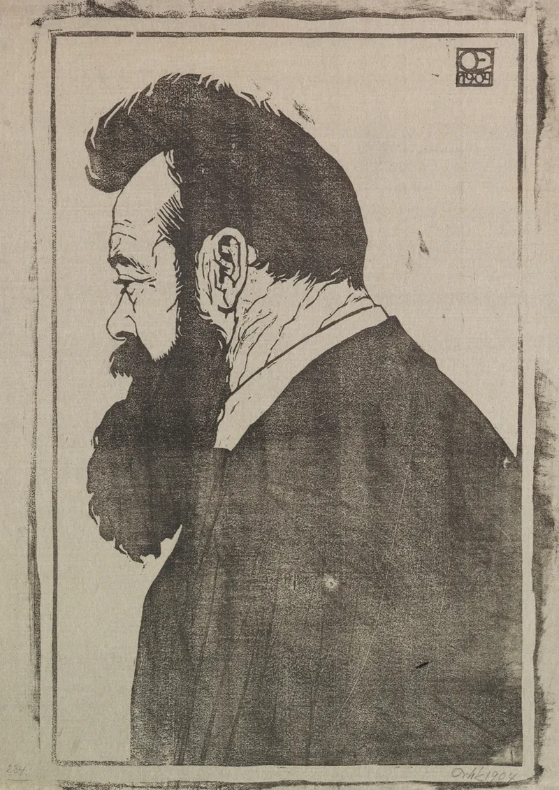 Ein Bildnis Des Malers Ferdinand Hodler