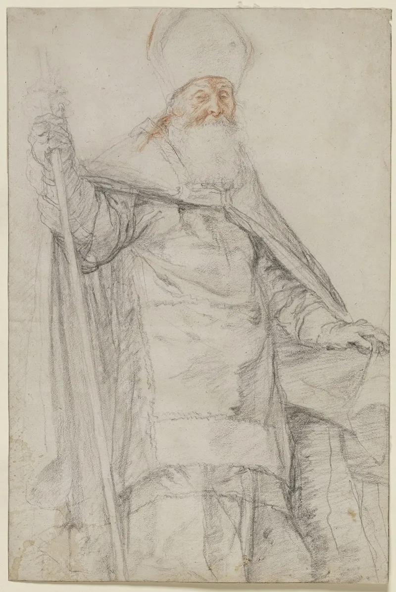 Ein Bischof In Vollem Ornat Wall Art by Peter Paul Rubens - High-Resolution Digital Print