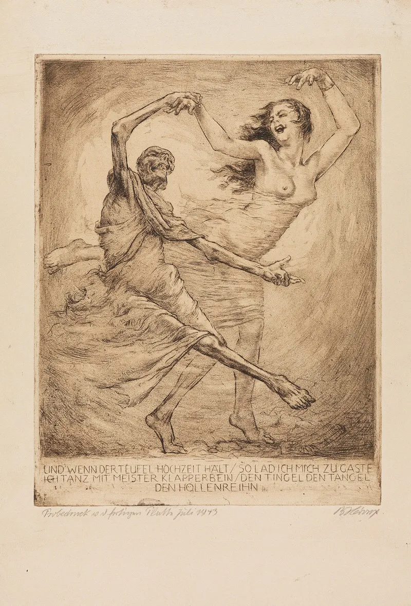 Ein Totentanz Zwolf Stichradierungen Und Sinnspruche 2