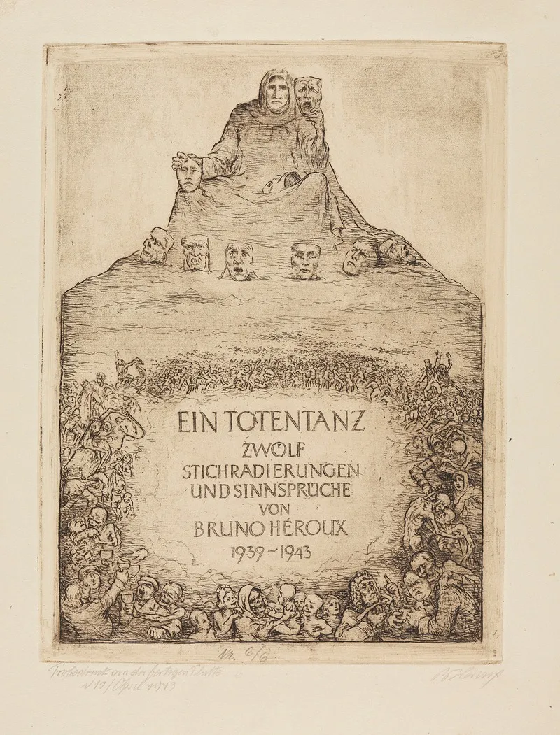 Ein Totentanz Zwolf Stichradierungen Und Sinnspruche 3